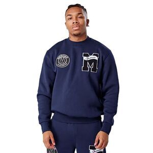 Mercier Mens Academy Crew Neck Sweatshirt / Navy